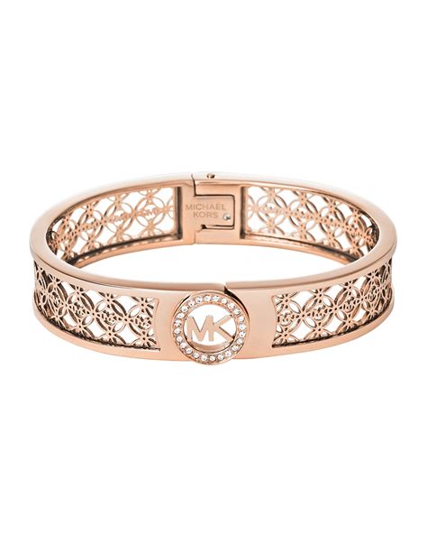 michael kors rose gold necklace|michael kors rose gold bangle.